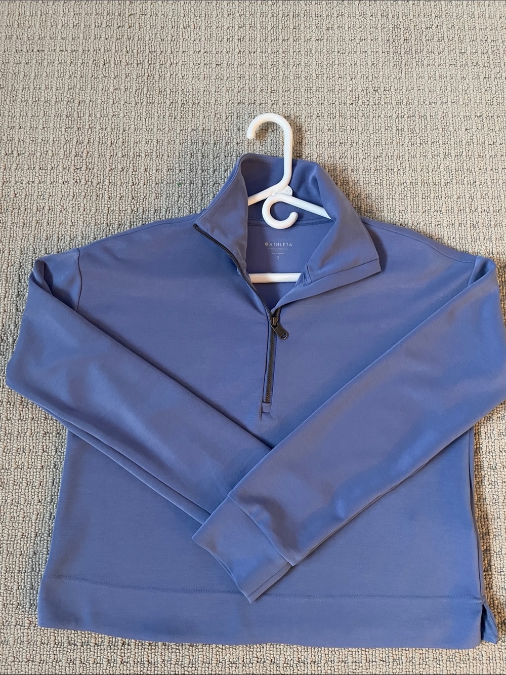 Athleta Womens Half-Zip Sweater - Size S in Dusk